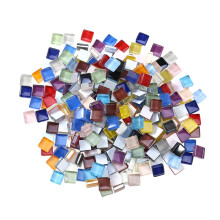 KALLORY glass flat marbles set assorted colors 100 pcs