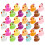 KALLORY hars dierenbeeldjes set van 50 stuks 1