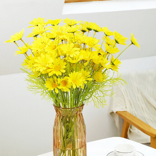 Bouquet di margherite artificiali, 10 pezzi