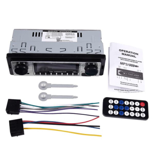 Ραδιόφωνο αυτοκινήτου Bluetooth, MP3Player, Στερεοφωνικό USB, Aux, Κλασικό στερεοφωνικό 1