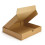 Flat cardboard box chestnut 46x36x5 cm single corrugated 2