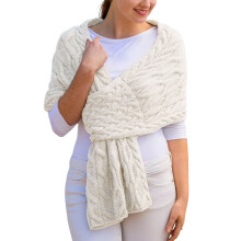 Écharpe d'hiver pour femme, châle chaud et épais en maille, 180 x 70 cm