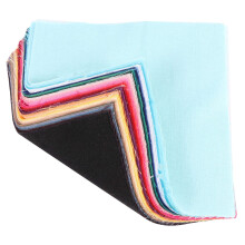 Toppe in tessuto di cotone KALLORY, colori assortiti, 50 pezzi