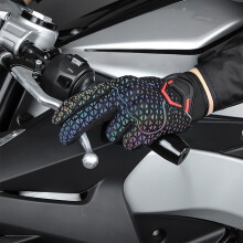 Dame motorcykelhandsker med TPU-beskyttelse sommer