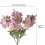 Bouquet de fleurs artificielles réaliste 34 cm 5