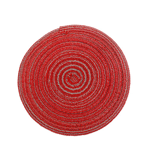 Round Table Mat Washable Woven Vinyl1Piece