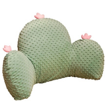 Cuscino da lettura con braccioli per adulti, con retro a forma di cactus