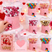 Herzförmiger Süßigkeitenspender zum Valentinstag (1 Stück)