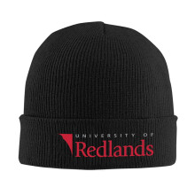 Gorro de inverno quente e folgado de tricô da Universidade de Redlands