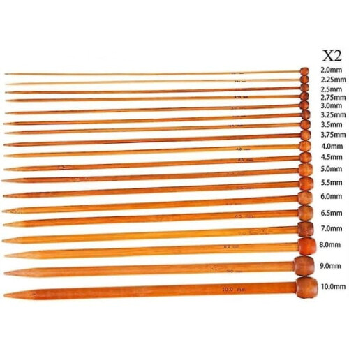 Bamboo Chopsticks Single-Pointed 2–10mm 36pcs 2