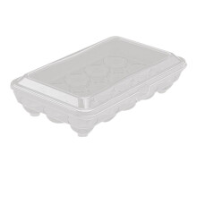 Contenitore trasparente per uova, 24 scomparti in plastica