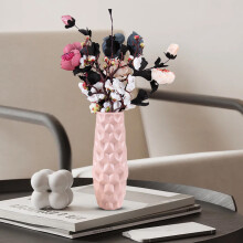 Vaso in plastica smaltata per decorazione domestica, 1 pezzo