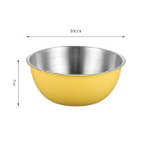 Ensemble de 3 bols mélangeurs en acier inoxydable robuste