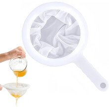 Antislip zeeflepel voor het filteren van jam (1 stuk)