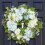 Forårskrans kunstig hortensia eukalyptus 20 cm 1