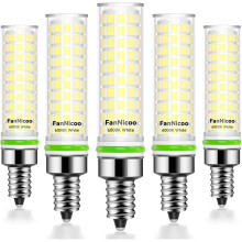 E12 kandelaarlampen koel daglicht 6000K 5-pack