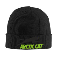Arctic Cat -pipo, lämmin talvinen neulottu pääkallomakki