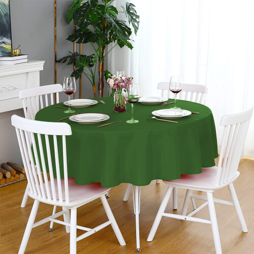 Rund polyesterdug, 122 cm, pletbestandig