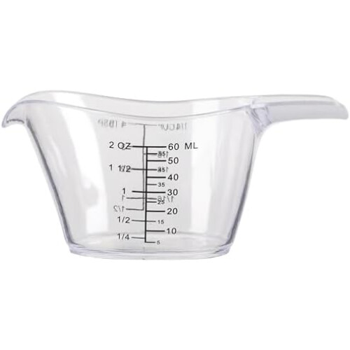 Mätkopp klar akryl 2 oz (1/4 kopp)