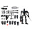 Set di action figure T13 preassemblate, stampate in 3D e articolate. 1