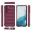 Soft Grip Samsung Galaxy S22 case red 2