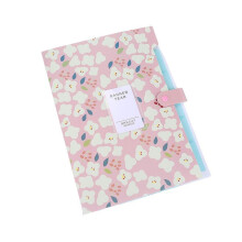 School Supply Pink Multi-Page Document Folder1Pack