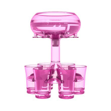 Dispensador de vidrio para chupitos de líquidos (6 chupitos)