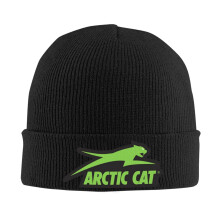 Arctic Cat -pipo, lämmin talvinen neulottu pääkallomakki