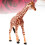 Giraffe bureaudecoratie, meerkleurig, 1 stuk 1