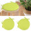Runda uteplatsdynor för bistrostolar, 2-pack 6