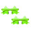 Óculos de Sol Star Transparentes em Cores Candy (Pacote com 2) 1