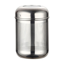 Isoleret tefilter i rustfrit stål med låg