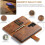 DG.MING case for Samsung Galaxy S22 Ultra brown 6