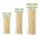 Espetos descartáveis de bambu 20cm 25cm 30cm 8