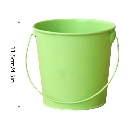 Balde de metal com alça, mini balde de 1,5 litro. 1