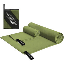 Snabbtorkande mikrofiberhandduksset med bärväska