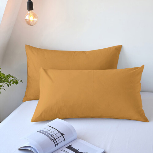Set van 2 lichaamskussenslopen van fluweel met temperatuurregulerende eigenschappen, 2 stuks