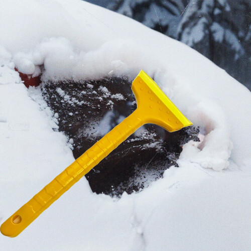 Autoschneeschaufel mit Eiskratzer und langem Griff