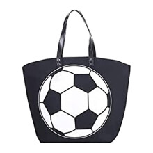 Dames voetbaltas van canvas, extra groot, 1 stuk