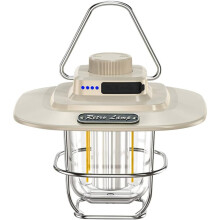 Lanterne de camping LED rechargeable verte à intensité variable
