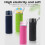 Housse de bouteille d'eau en néoprène 550 ml avec sangle 3