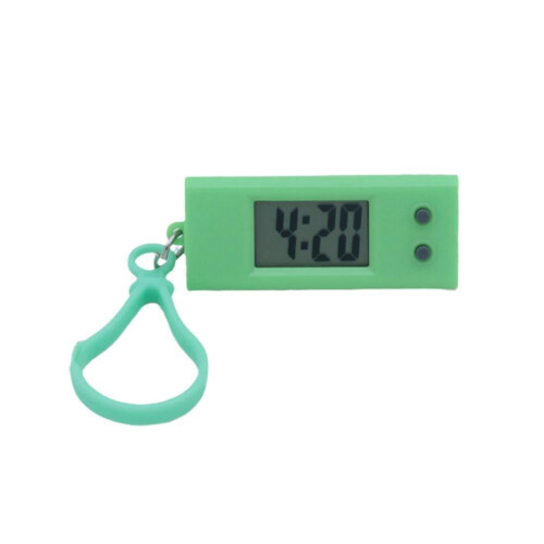 Mini relógio digital de chaveiro com visor LCD (1 unidade)