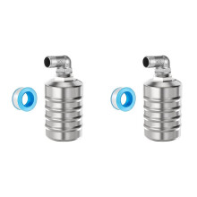 2X VáLvula Flotante de Control de Nivel de Agua Completamente AutomáTica de Acero Inoxidable 304, Controlador AutomáTico de Nivel de Agua