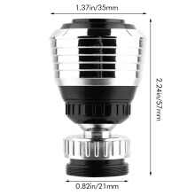 Küchenarmatur-Sprühaufsatz, 2er-Pack, ABS, Silber