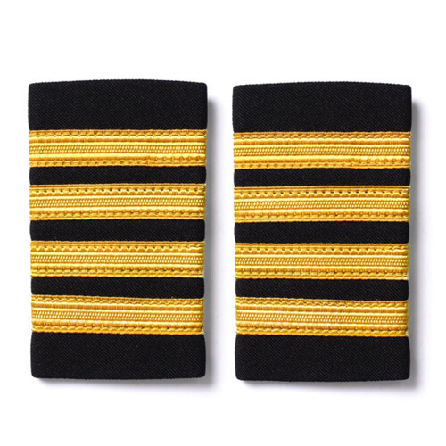 Aviation Uniform Shoulder Badge Epaulet 2 pcs