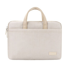 Khaki laptophoes voor apparaten van 15,6 tot 16 inch.