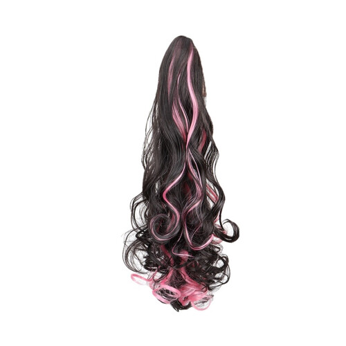 Coadă de cal sintetică lungă și creță, cu clips, 1 bucată