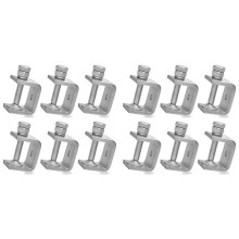 12 Abrazaderas en C PequeñAs de Acero Inoxidable de 1 Pulgada para CarpinteríA, Abrazaderas en U de Metal Resistente, Abrazadera de Tigre para