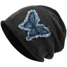 Naisten Vintage Puuvillapipo Pehmeä Slouchy Hattu, Yksi Koko