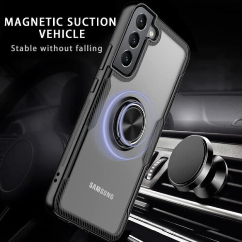Samsung Galaxy S22 5G hybrid case with finger ring silver 1